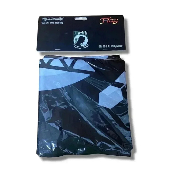 POW MIA Flag 3x5 ft Polyester You Are Not Forgotten Militaria - Picture 3 of 3